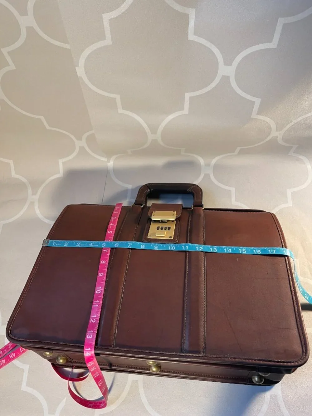 Vintage Coach 0469-301 Doctor Bag Briefcase British Tan Leather USA